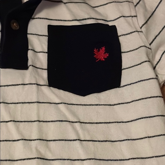 4/$20 Kids Striped Polo Shirts bundle - Navy and White size 5/6 - Picture 4 of 8